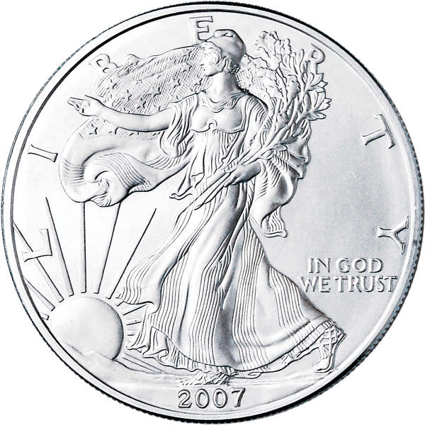 アメリカンイーグル　シルバー 2007 $1 Silver American Eagle | Littleton Coin Company