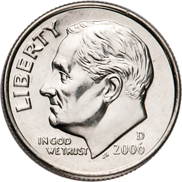 2006-D Roosevelt Dime MS60