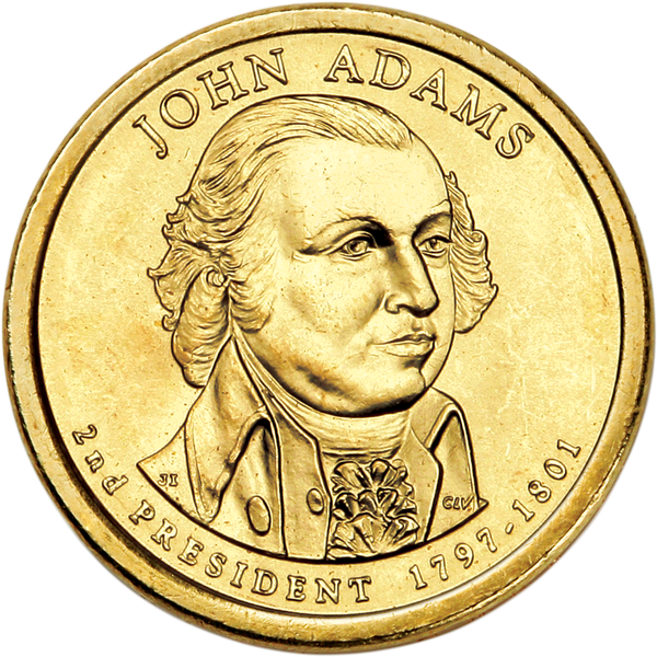 2007-D John Adams Presidential Dollar | Littleton Coin Company