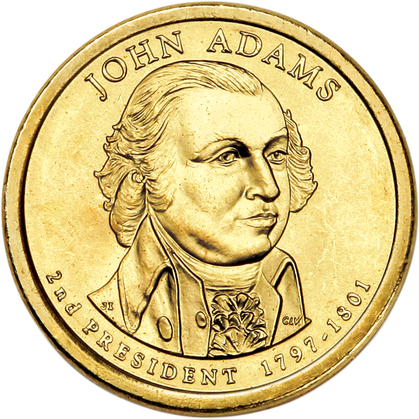 2007-D John Adams Presidential Dollar