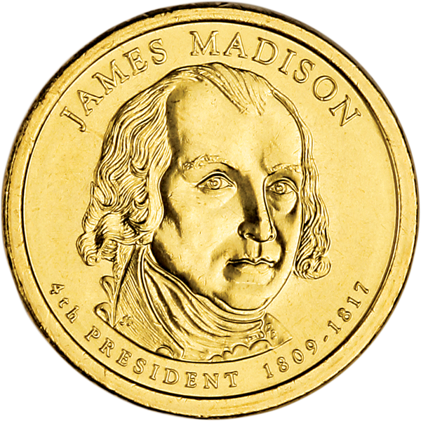 2007-D James Madison Presidential Dollar | Littleton Coin Company