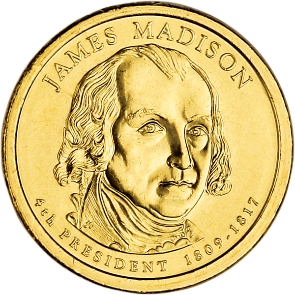2007-D James Madison Presidential Dollar