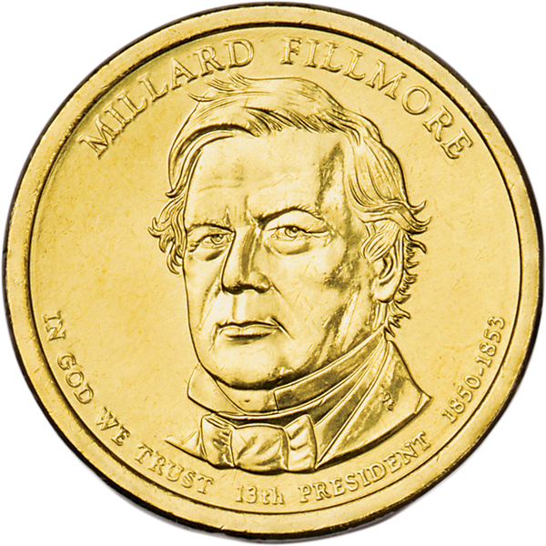 2010-D Millard Fillmore Presidential Dollar