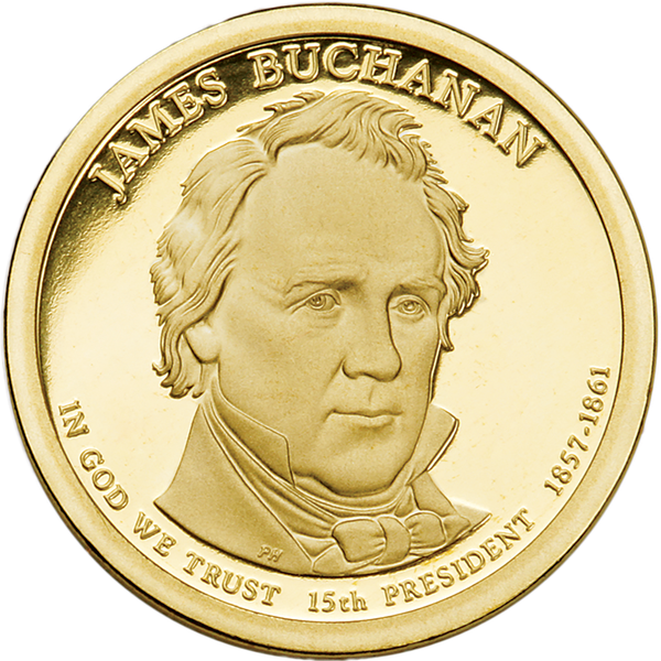 2010-S James Buchanan Presidential Dollar
