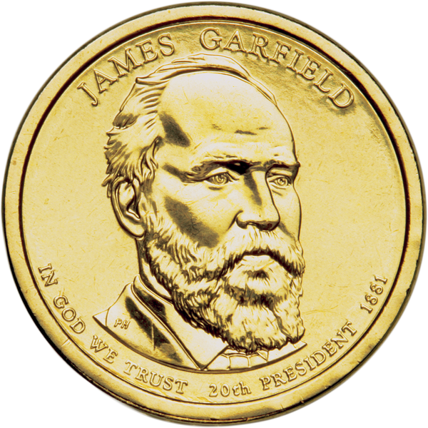 2011-D James A. Garfield Presidential Dollar
