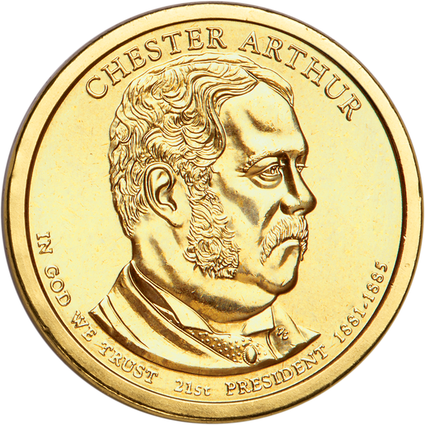 2012-D Chester A. Arthur Presidential Dollar