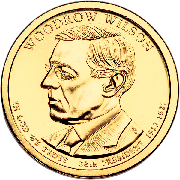 2013-D Woodrow Wilson Presidential Dollar
