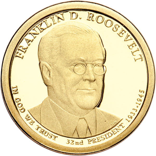 2014-S Franklin D. Roosevelt Presidential Dollar