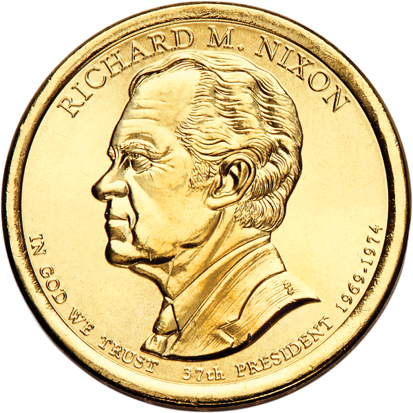 2016 Richard M. Nixon Presidential dollar design