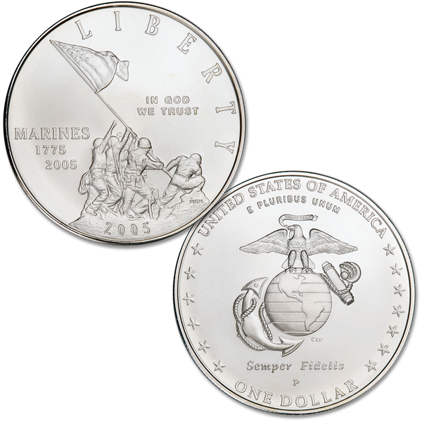 1 Dollar (Marine Corps 230th Anniversary) - United States