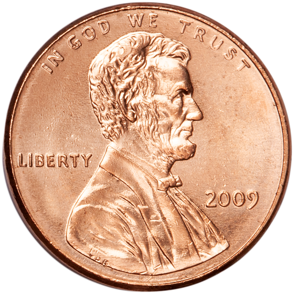 2009 Lincoln Birthplace Cent, Uncirculated, MS60