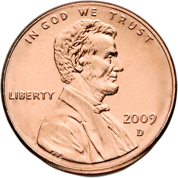 2009-D Lincoln Professional Life Cent, Uncirculated, MS60