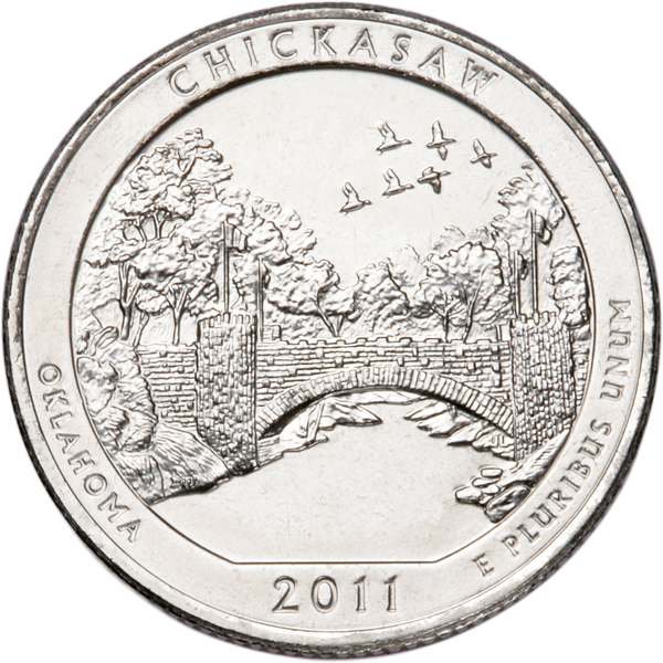 2011-D Chickasaw National Park Quarter