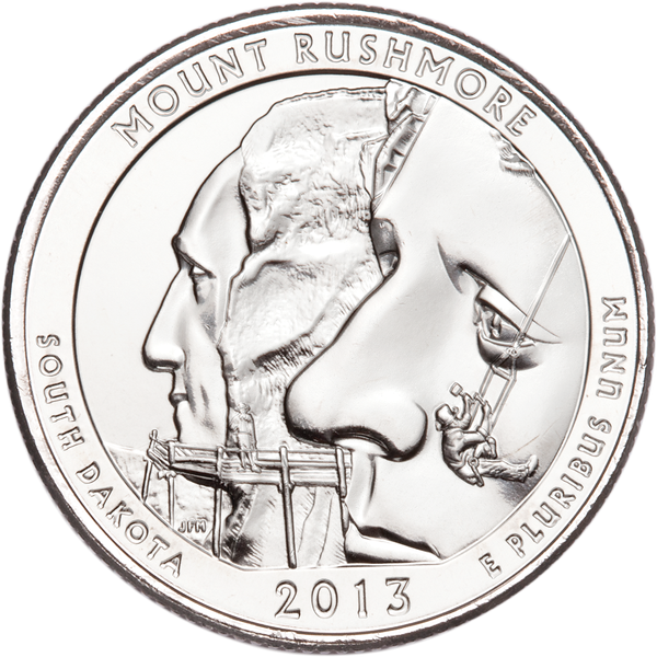 2013-D Mount Rushmore National Memorial Quarter