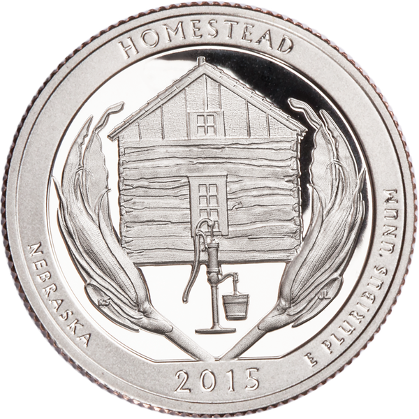 2015-S Homestead National Monument of America Quarter