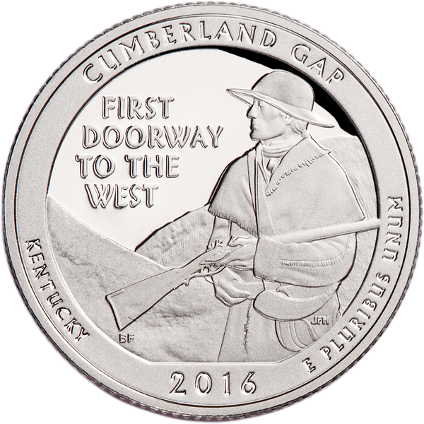 2016-S Cumberland Gap National Historical Park Quarter