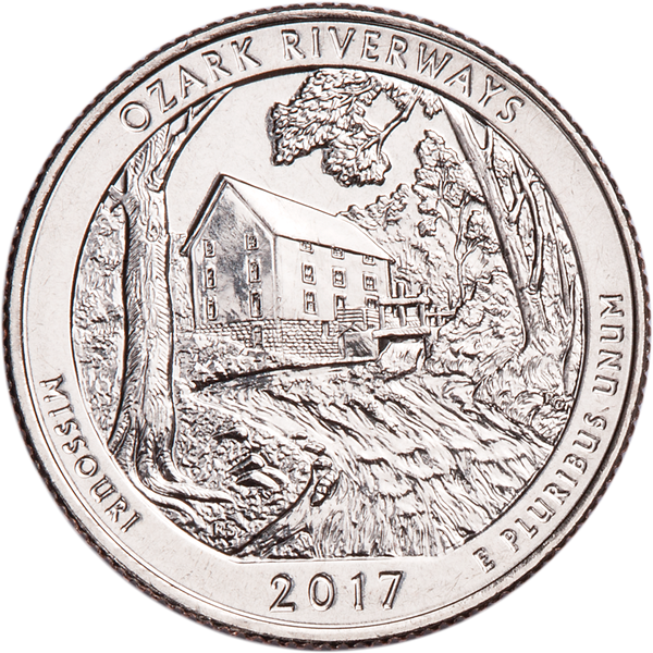 2017-D Ozark National Scenic Riverways Quarter