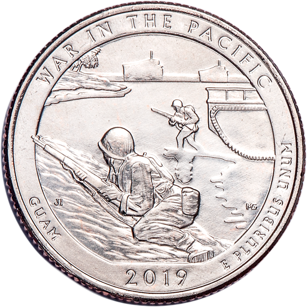 2019-D War in the Pacific National Historical Park Quarter