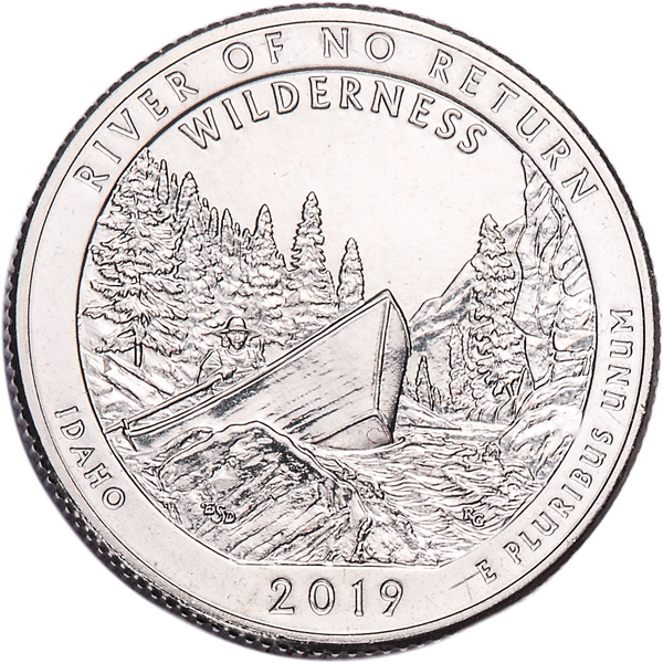 2019-D Frank Church River of No Return Wilderness Quarter