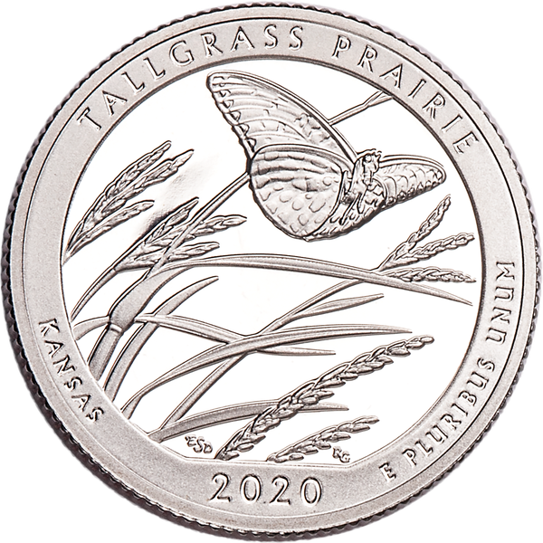 2020-S Tallgrass Prairie National Preserve Quarter