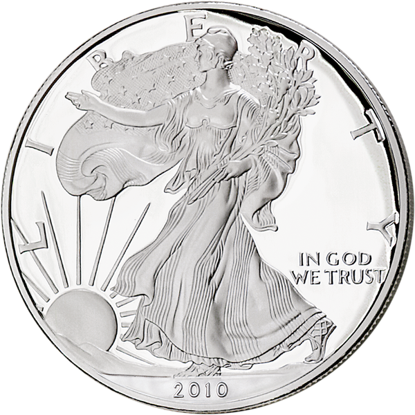 2010-W American Eagle Silver Dollar