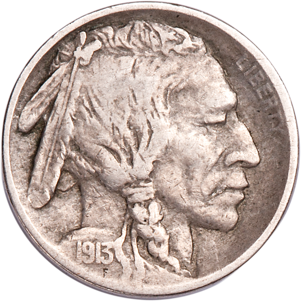 Five Cent Piece - Buffalo - 1913 T1 F