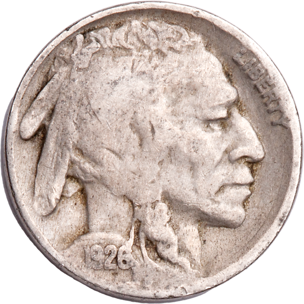 Five Cent Piece - Buffalo - 1926 CIRC