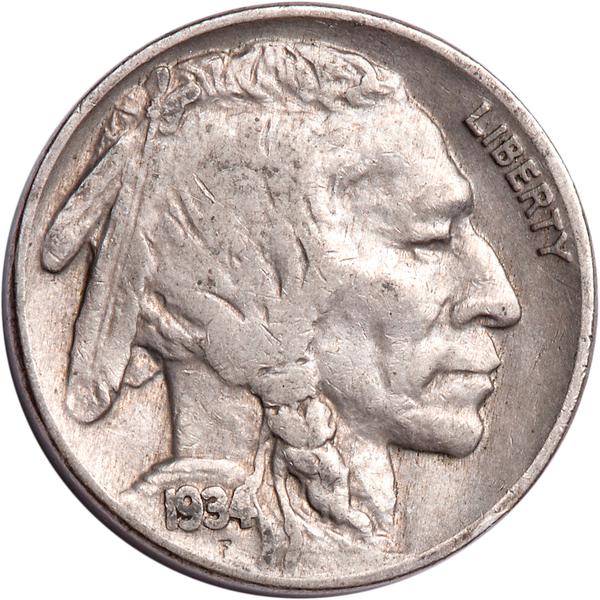 1934 Buffalo Nickel F