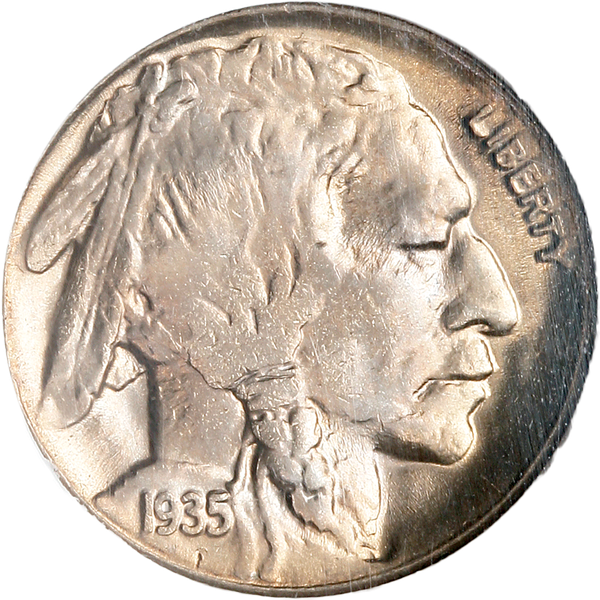 Five Cent Piece - Buffalo - 1935-D MS65 | Littleton Coin Company