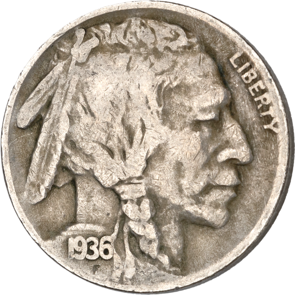 1936-S Buffalo Nickel