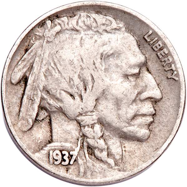 Five Cent Piece - Buffalo - 1937 F