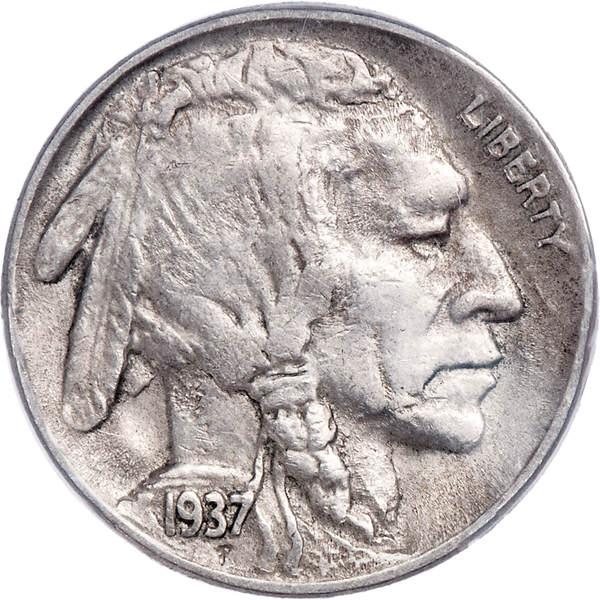 1937-D Buffalo Nickel, 3-Legged Variety