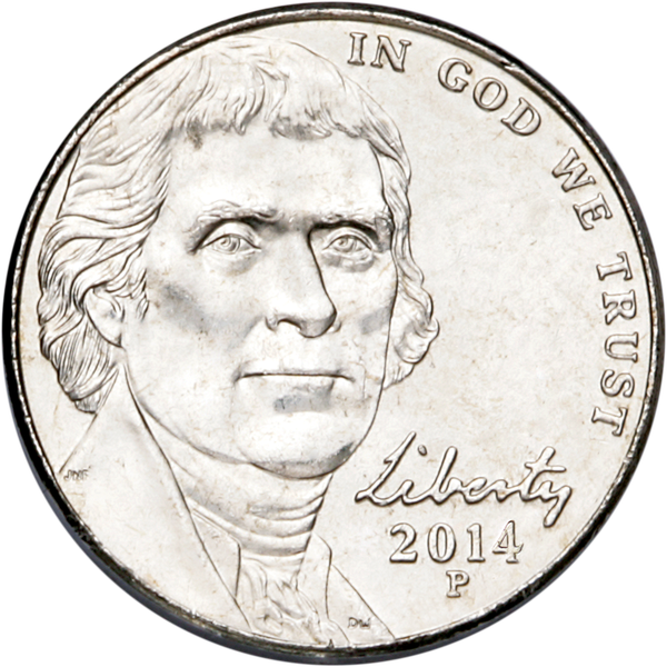 2014-P Jefferson Nickel
