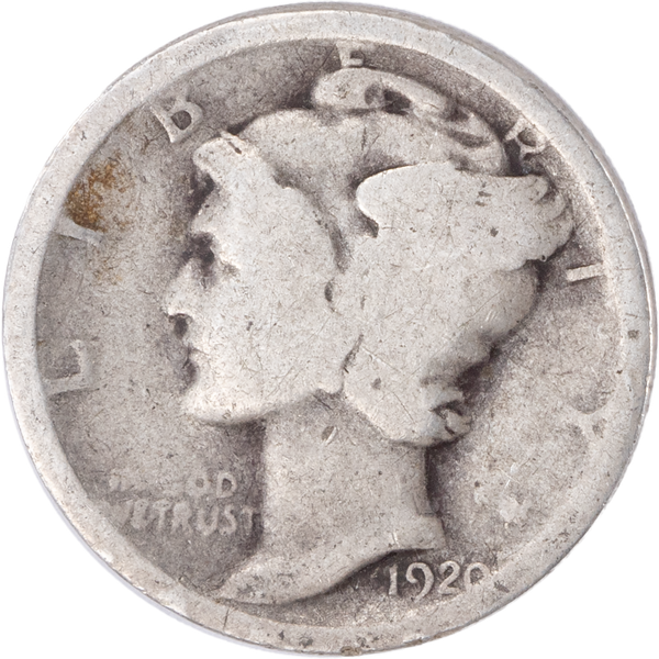 1920-D Mercury Dime