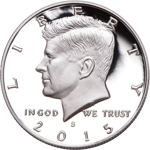 2015-S 90% Silver Kennedy Half Dollar