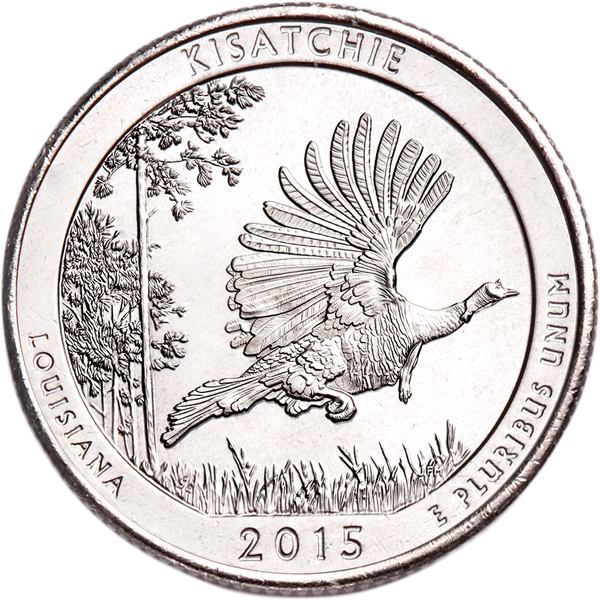 2015-S Unc. Kisatchie National Forest Quarter