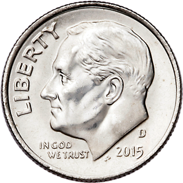 2015-D Roosevelt Dime