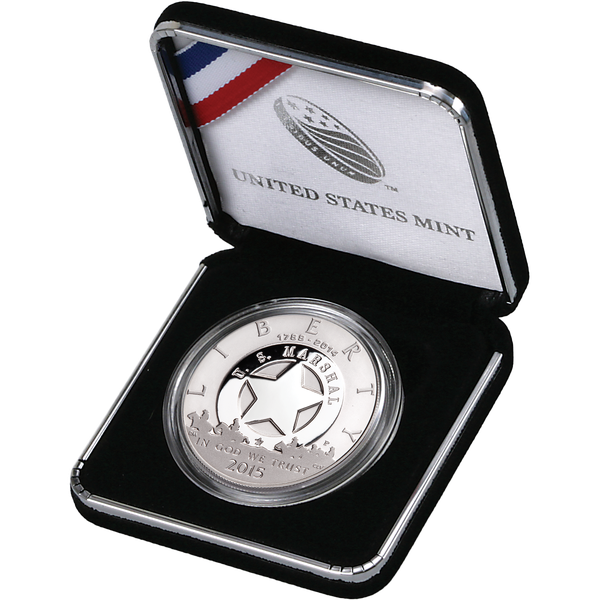 2015-P U.S. Marshals Service 225th Anniversary Silver Dollar