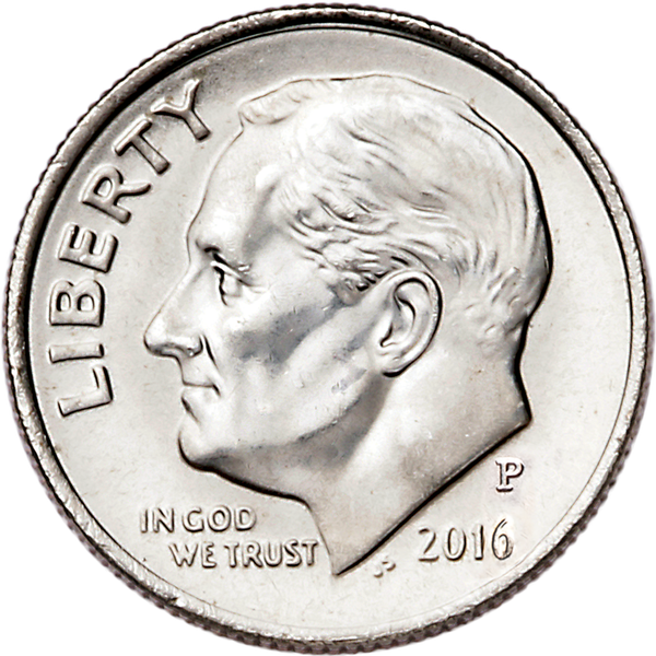 2016-P Roosevelt Dime