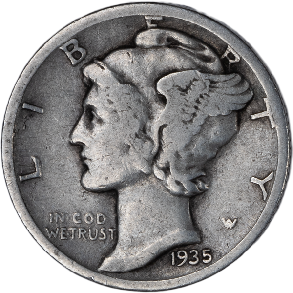 1935-S Mercury Dime