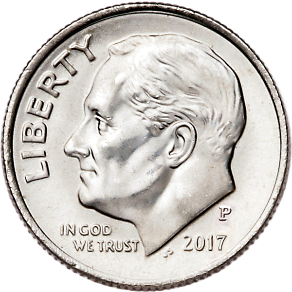 2017-P Roosevelt Dime