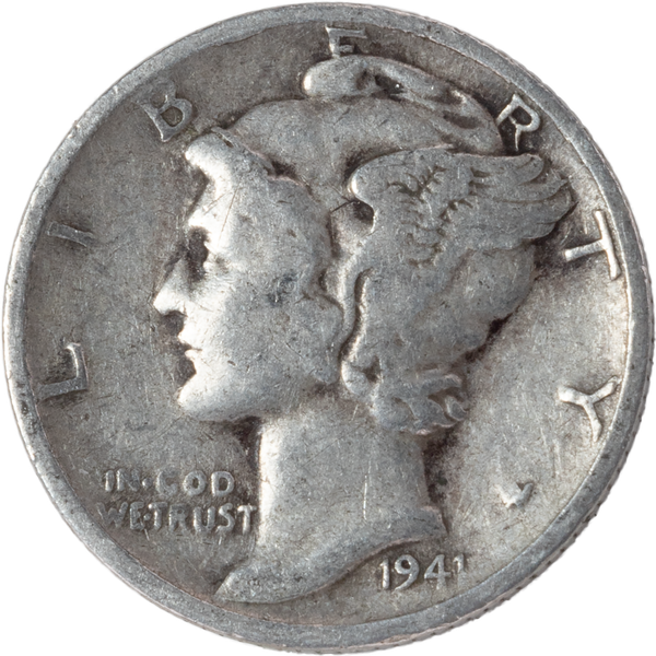 1941-S Mercury Dime CIRC | Littleton Coin Company
