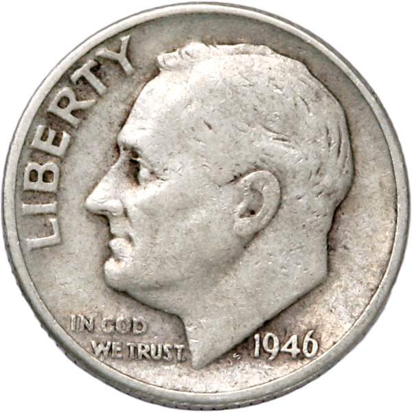 1946 Roosevelt Dime
