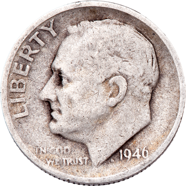 1946-S Roosevelt Silver Dime CIRC