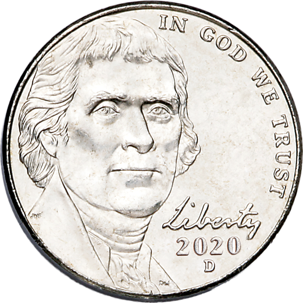 2020-D Jefferson Nickel