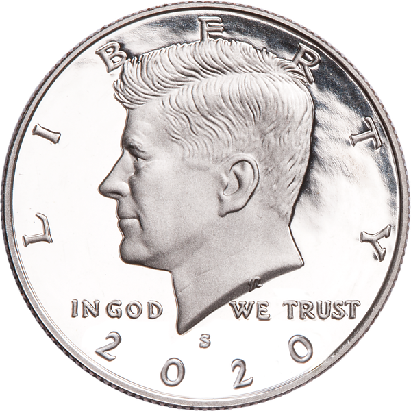 2020-S 99.9% Silver Kennedy Half Dollar | Littleton Coin Company