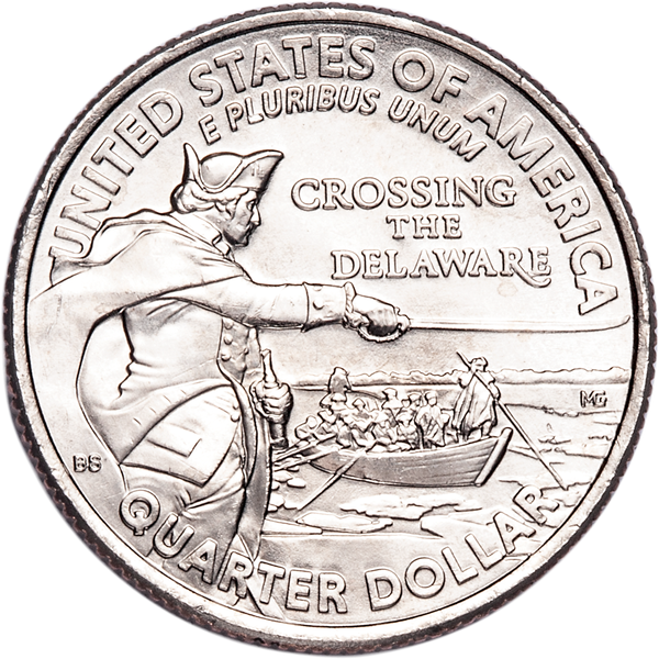 2021-P General George Washington Crossing the Delaware Quarter