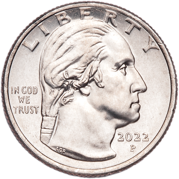 The Washington quarter obverse was modified in 1999 as part of the Statehood quarters program.