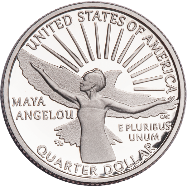 2022-S 99.9% Silver Maya Angelou U.S. Women Quarter