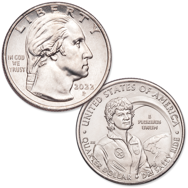 2022-P Dr. Sally Ride U.S. Women Quarter